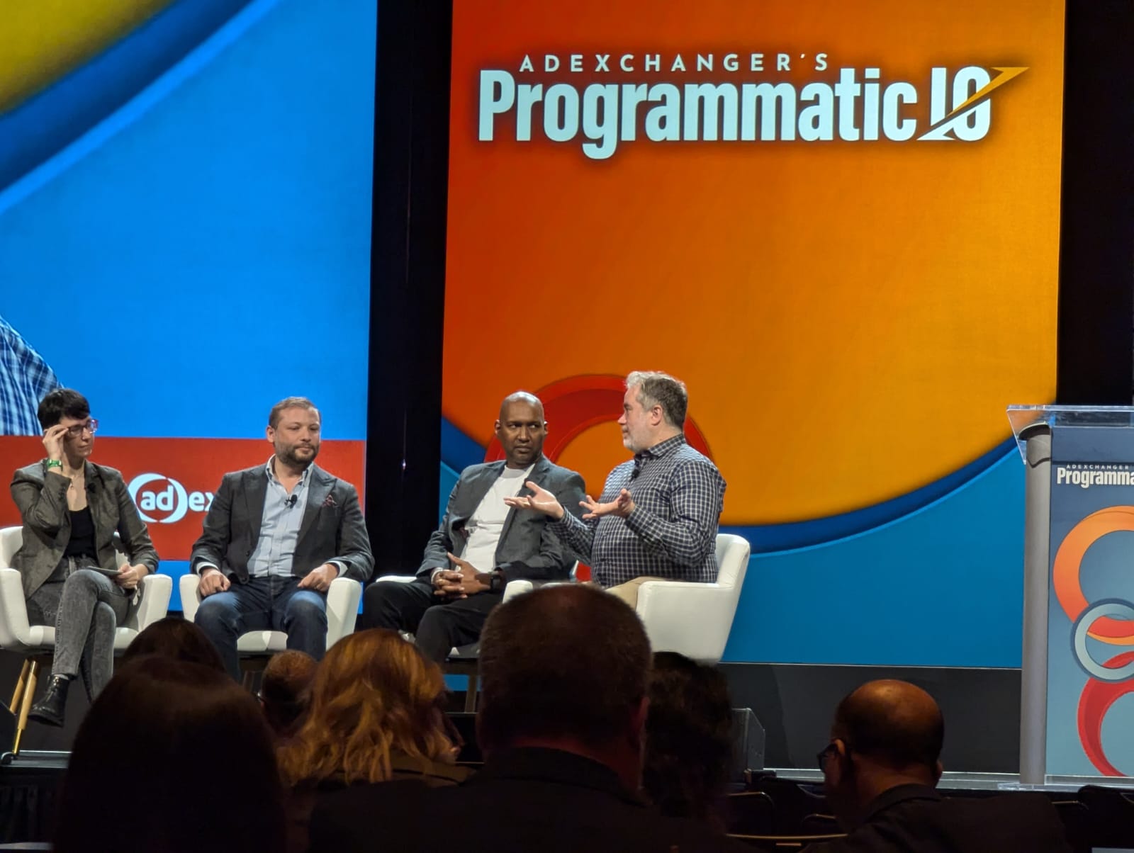 Programmatic I/O conference scene